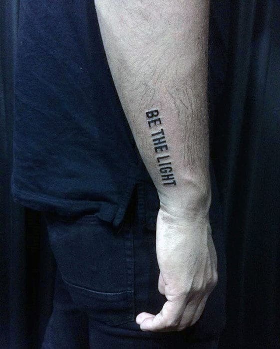 Forearm Tattoos With Words: Meaningful Ink Ideas