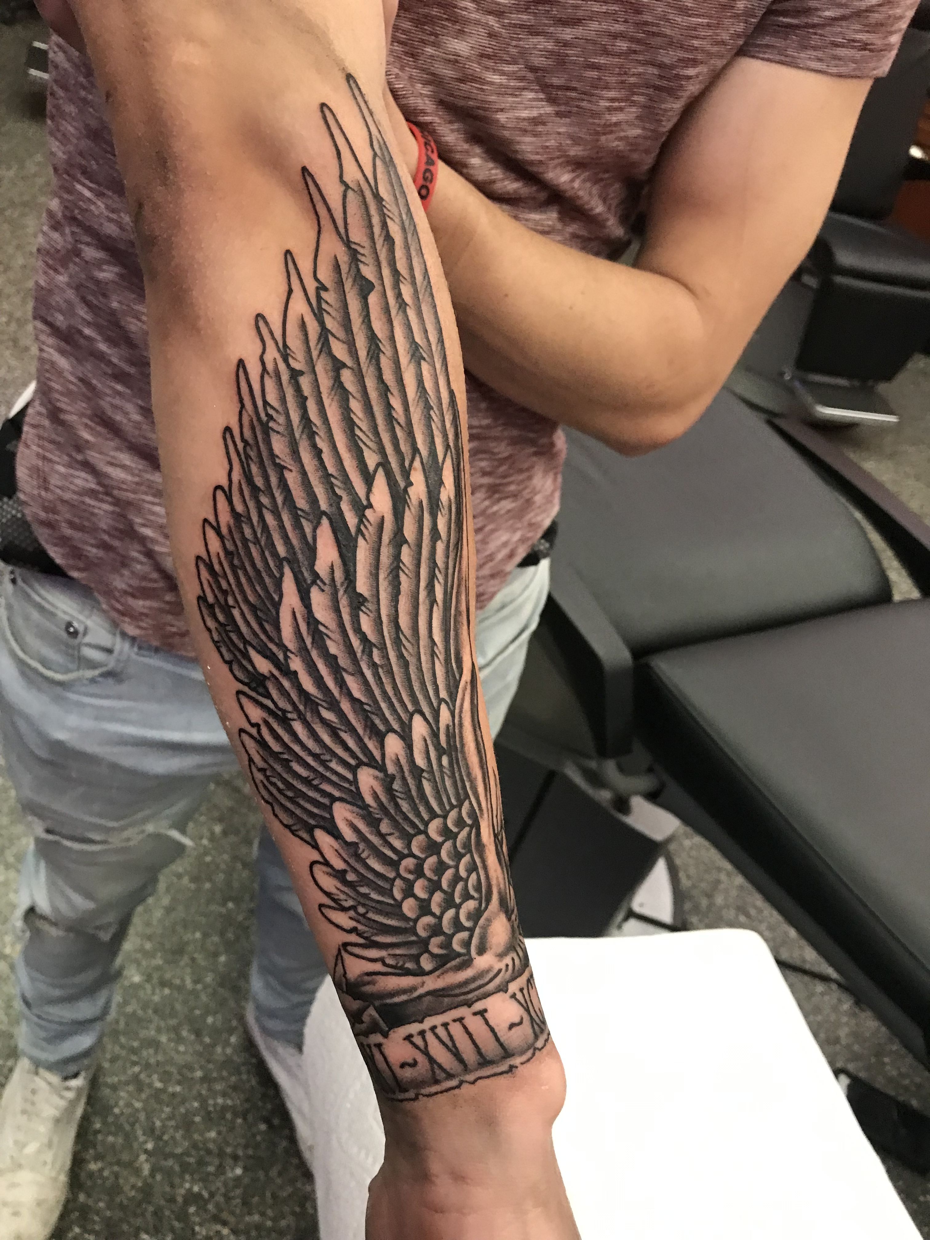 Forearm Wing Tattoo Designs Ideas And Meaning Tattoos For You