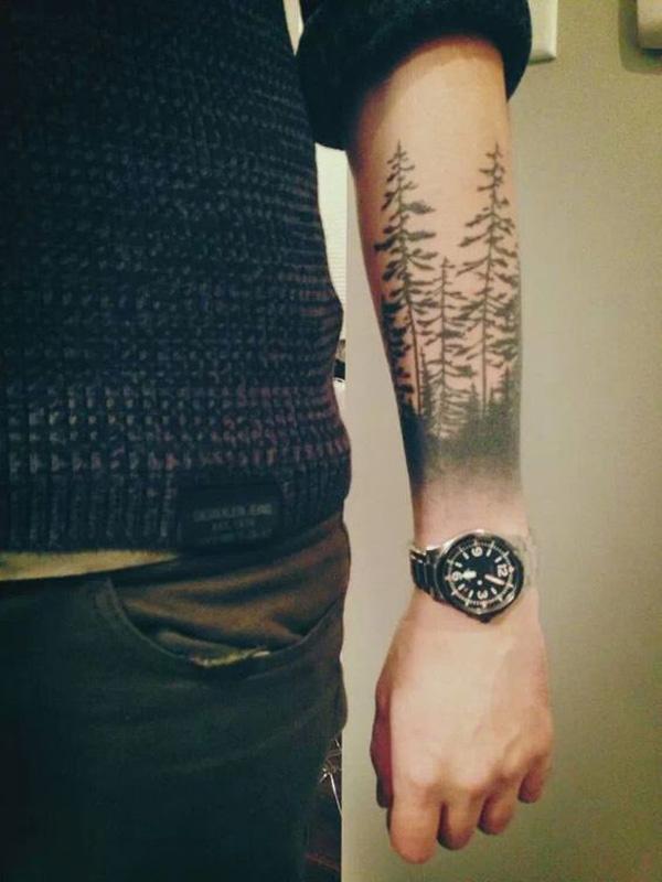 Forest Tattoos Forearm