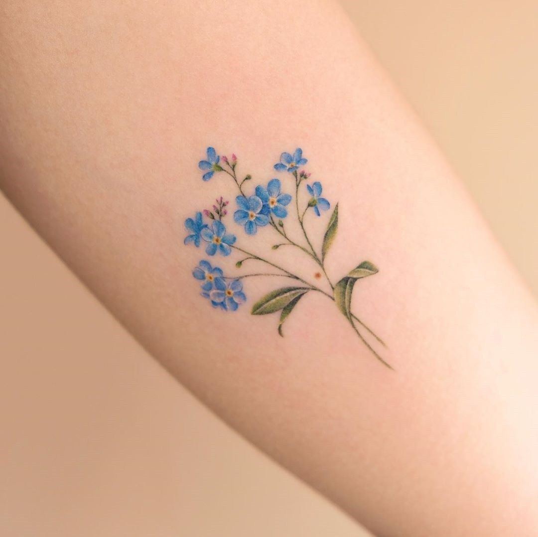 Forget Me Not Flowers Tattoo Designs Best Flower Site