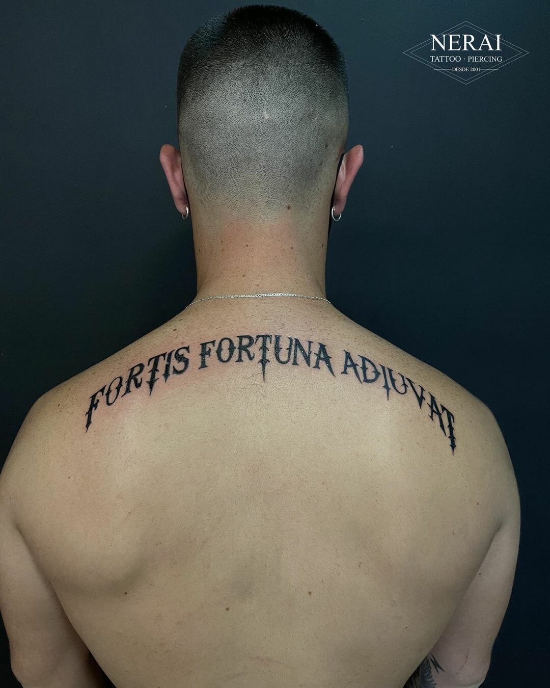 Fortis Fortuna Adiuvat Adesivo Tatuaggio Temporaneo Set Di 2 Etsy