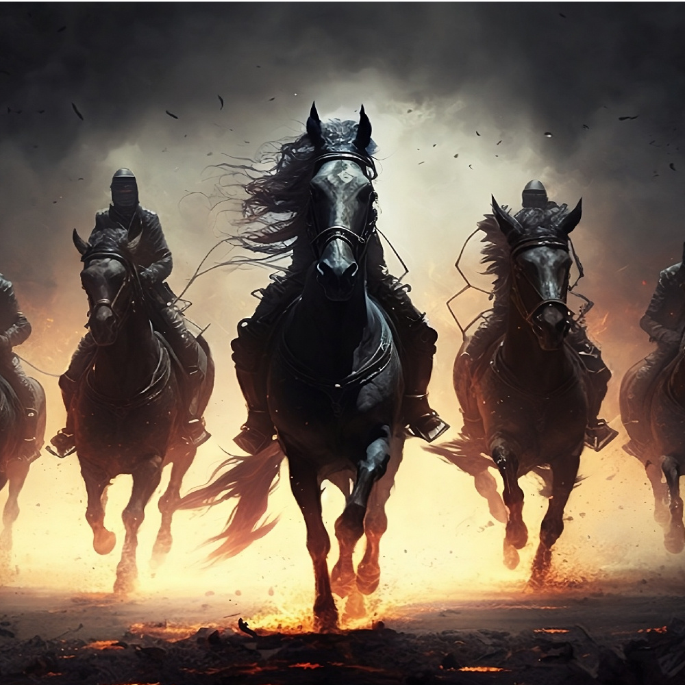 Four Horsemen 19 00 Free Shipping Apocalypse Art Horsemen Of