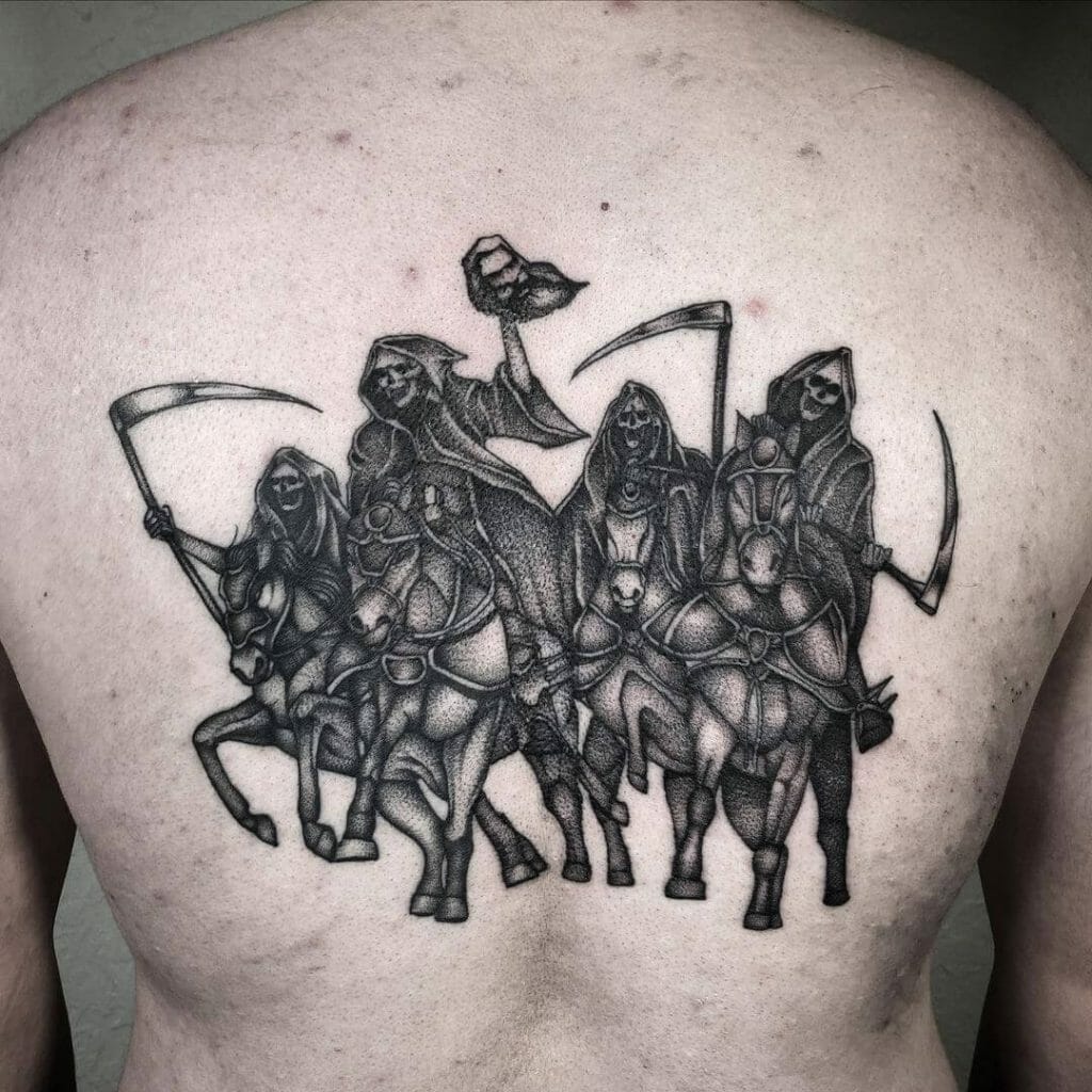 Four Horsemen Of The Apocalypse Tattoo Artists Org X I