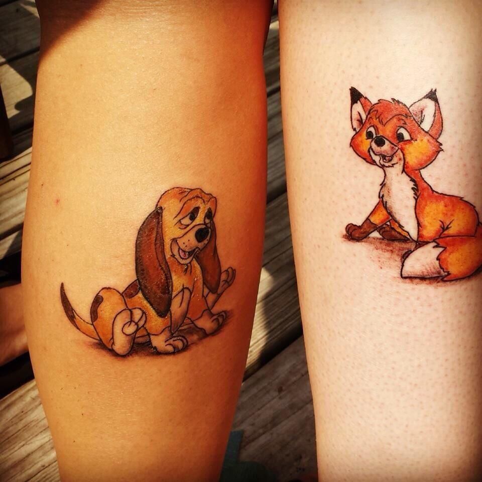 5 Unique Fox and Hound Tattoo Ideas