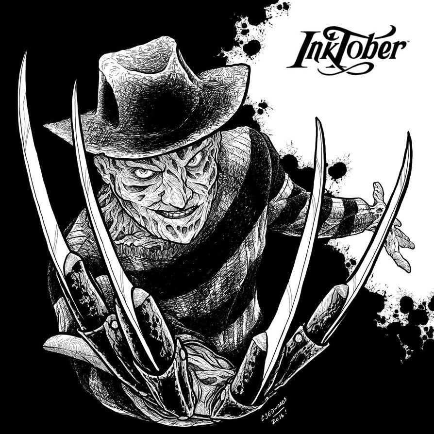 Freddy Krueger Tattoo Drawing Art