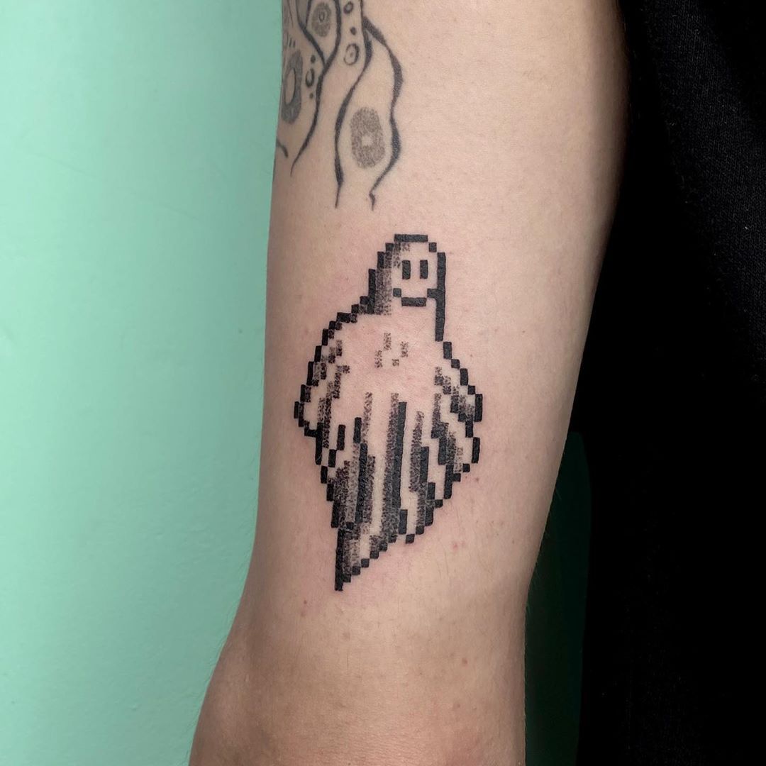 Friendly Ghost Tattoo By 88World Co Kr Tattoogrid Net