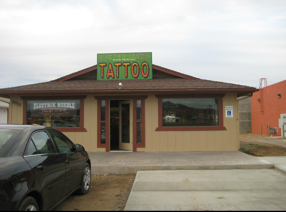 Front Of Our Prescott Valley Shop Prescott Valley Studio Tattoo Studio