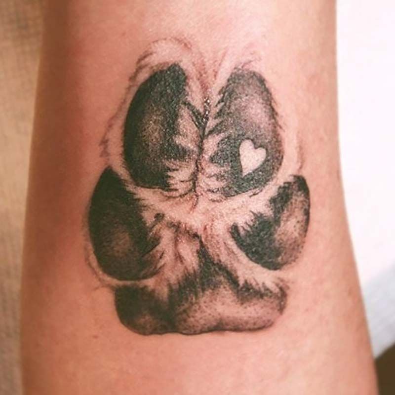 Gallery Dog Memorial Tattoos Dog Tattoos Pawprint Tattoo