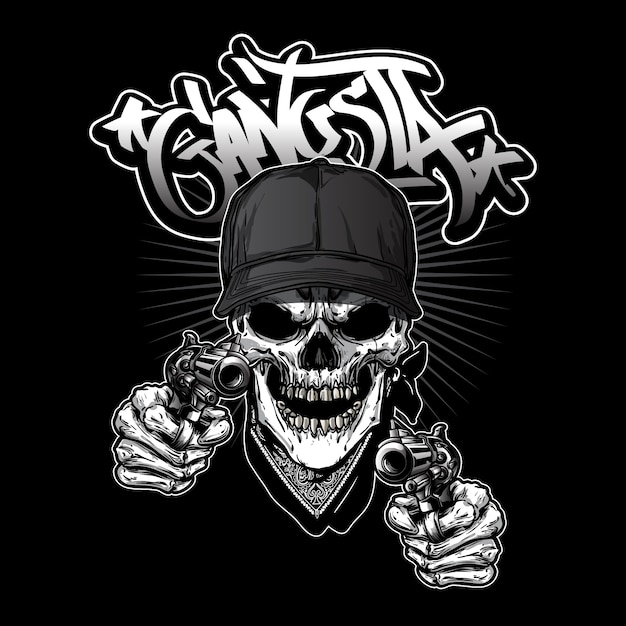 Gangsta Skull By Theblackrabbit On Deviantart