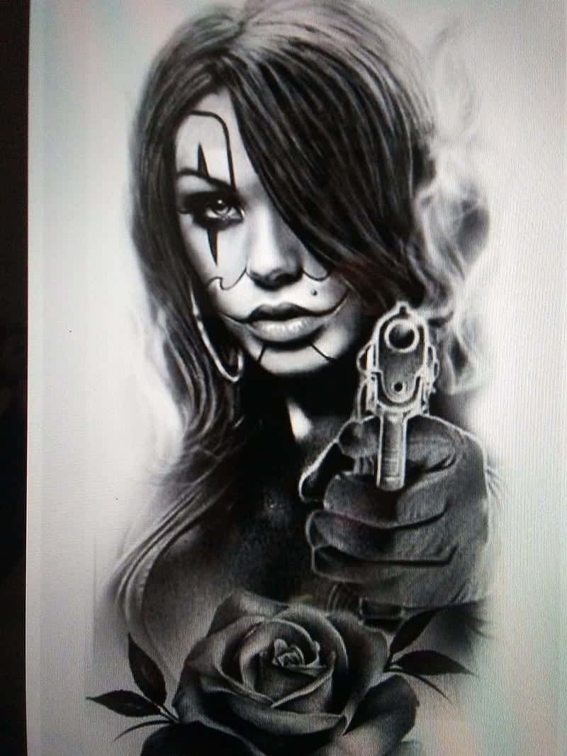 Gangster Gun Tattoo Designs Design Talk