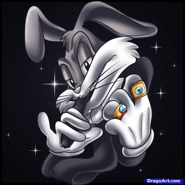 Gangster Looney Tunes Gangsta Bugs Bunny Image Picture Code Tattoo Bunny Images Cartoon