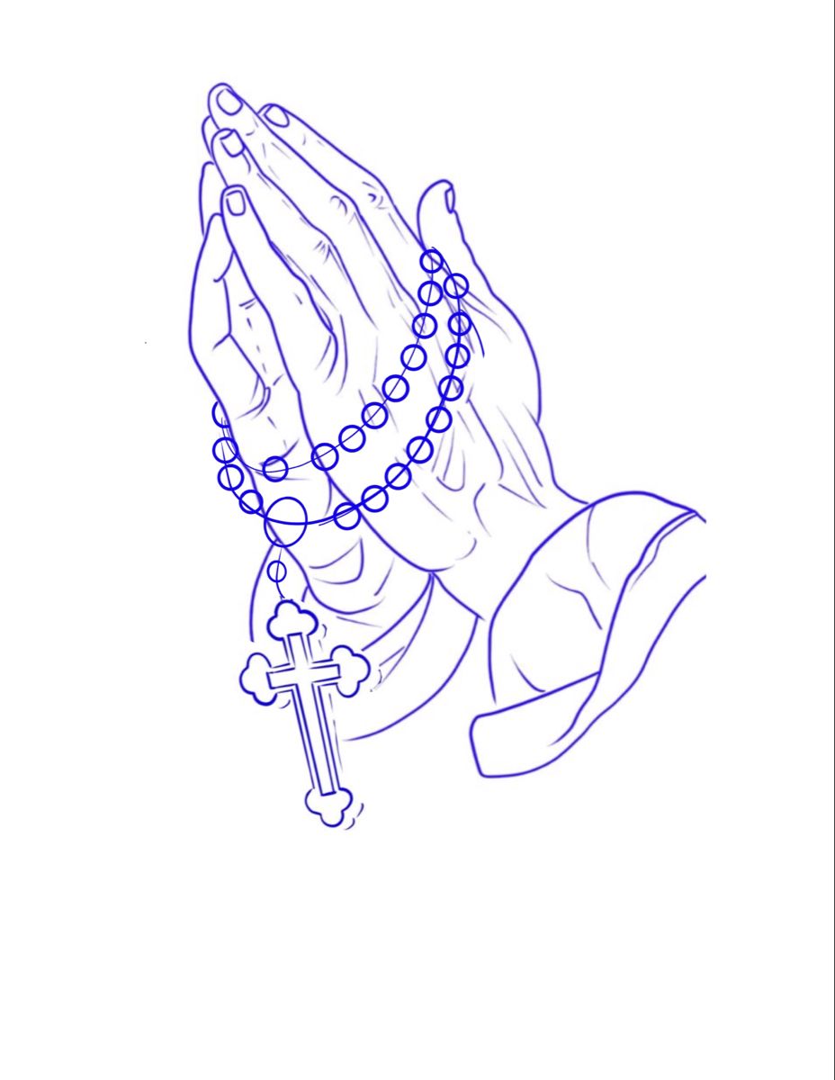 Gangster Praying Hands Tattoo Stencil Designs Unveiled