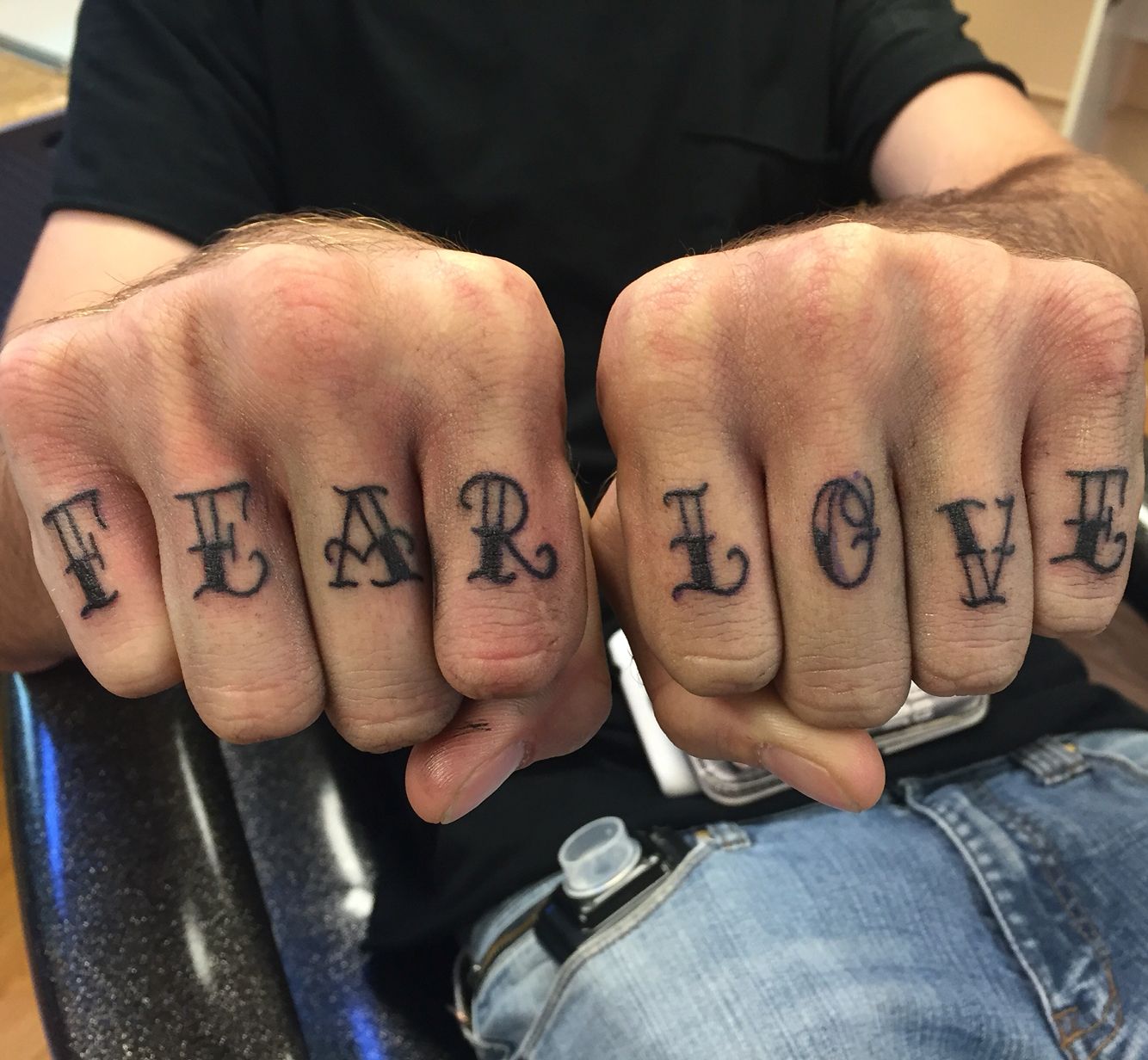 Gangster Tattoos Brass Knuckle Tattoo Knuckle Tattoos