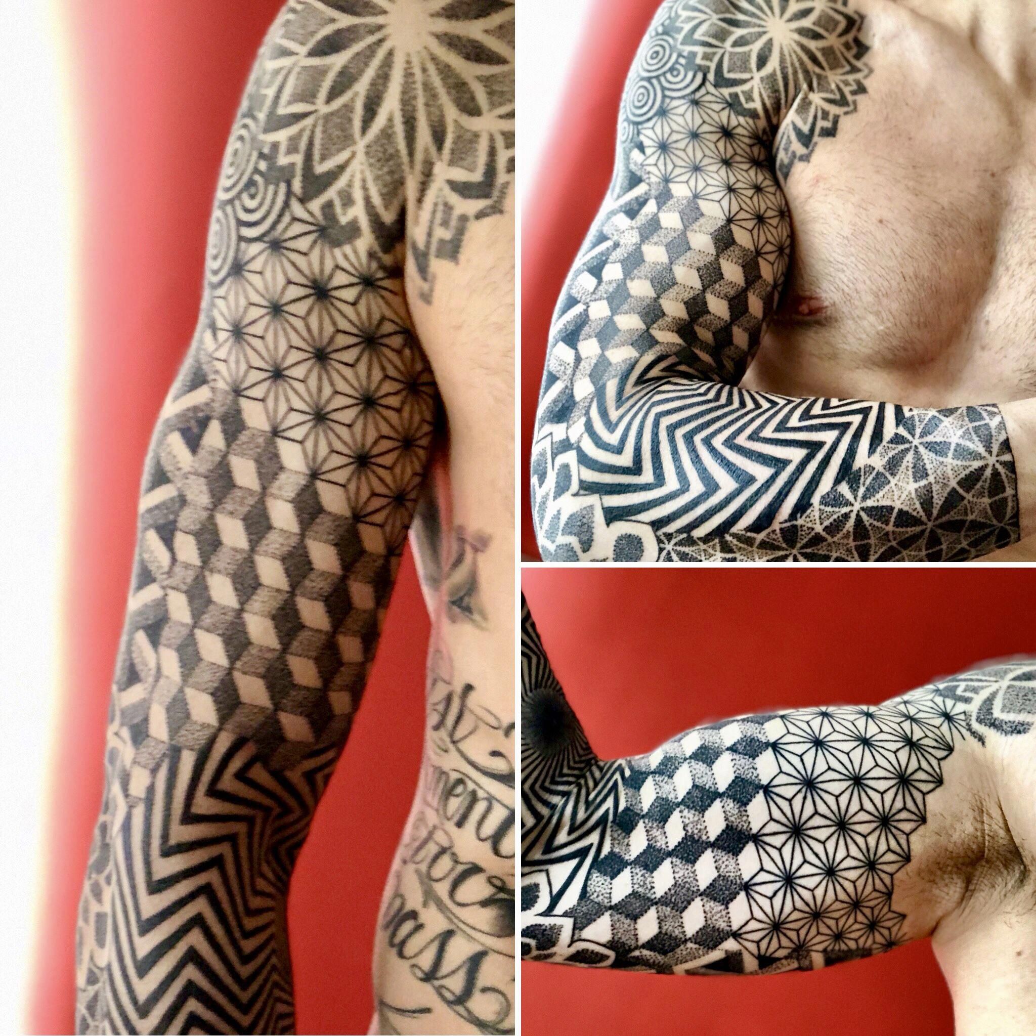 Geometrytattoos Geometric Sleeve Tattoo Sleeve Tattoos Sleeve Tattoos For Women