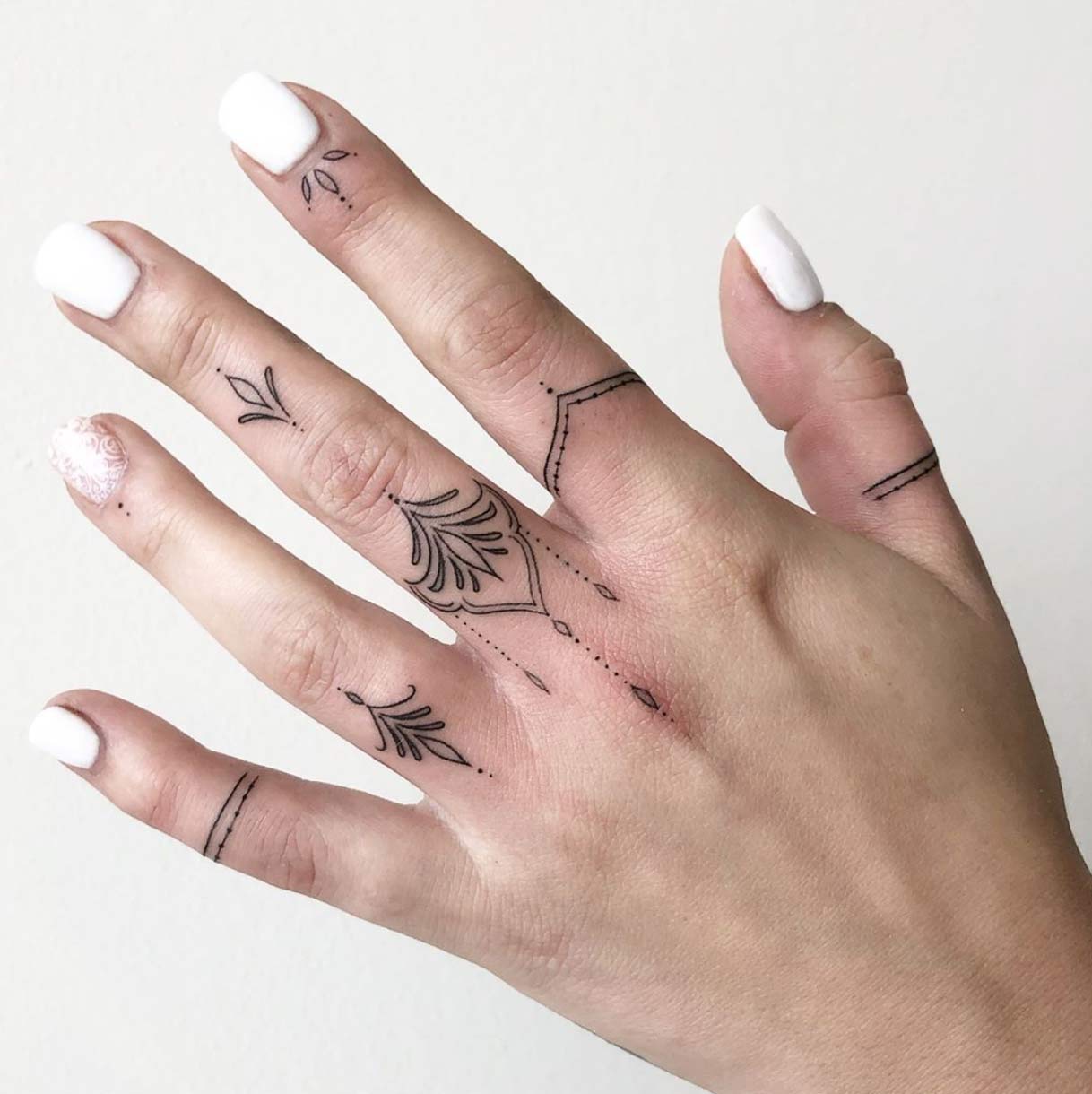 Girly Finger Tattoos