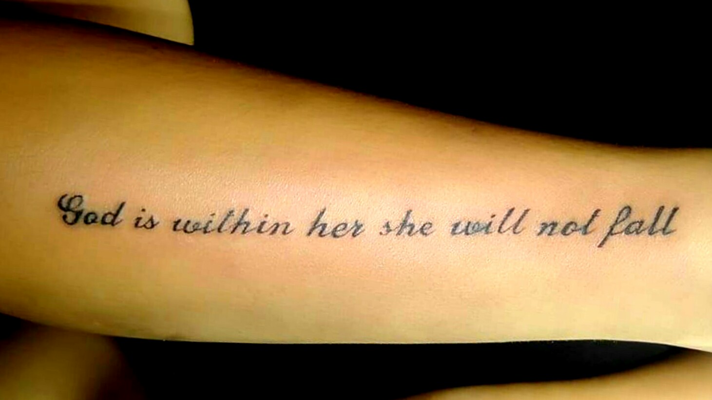 Discover the Meaning Behind 'God Is Within Her' Tattoo