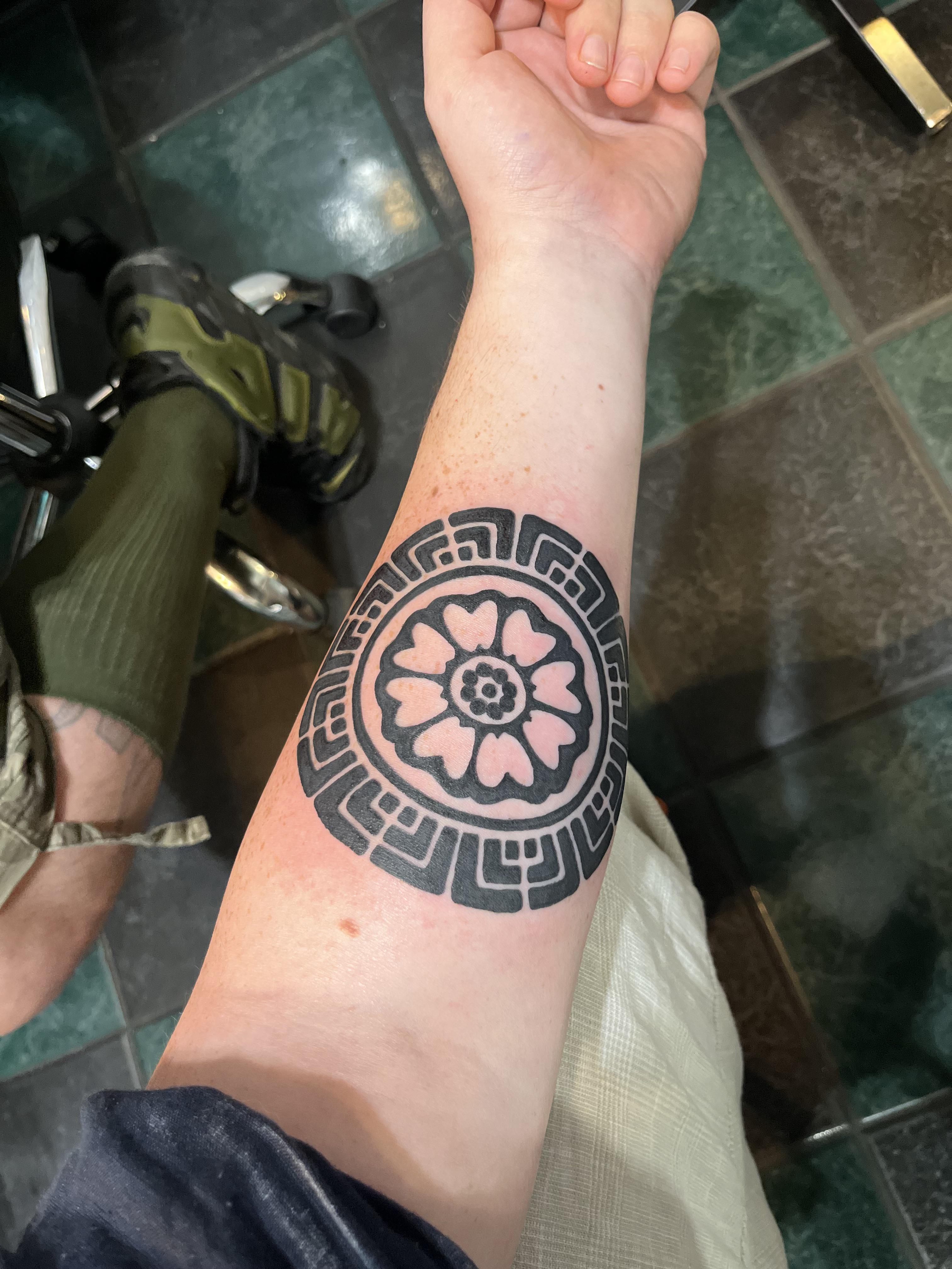 Got My First Tattoo Today Inspired By The White Lotus From Avatar The