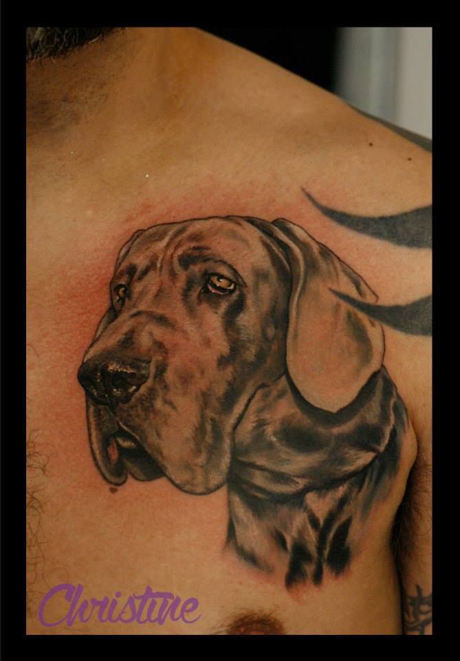 Great Dane Dog Tattoos: A Symbol of Loyalty and Love