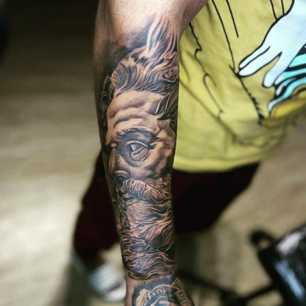 Greek God Tattoos Forearm Easy Tattoo Designs