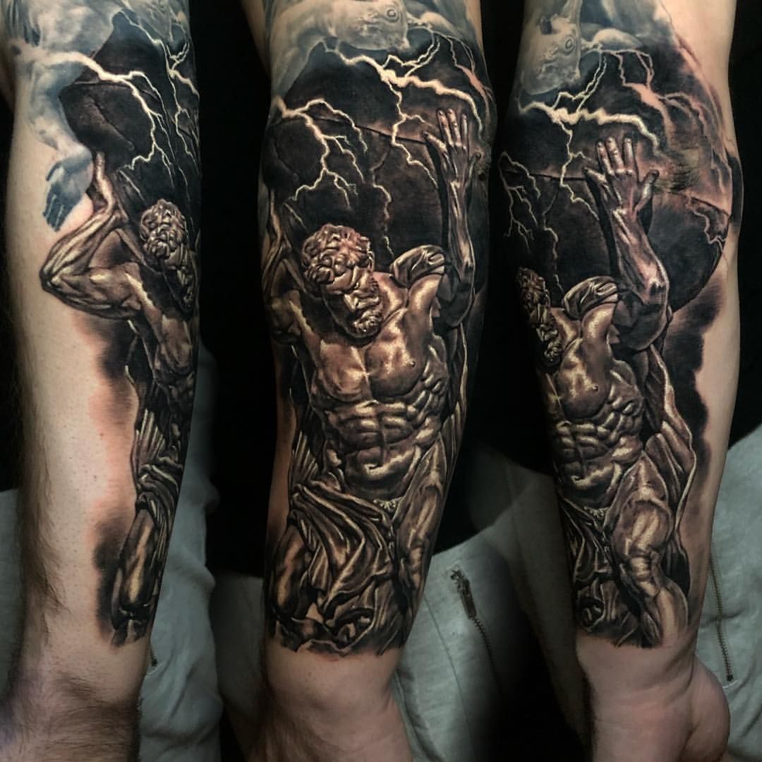 5 Stunning Atlas Tattoo Designs Inspired by Greek Mythology