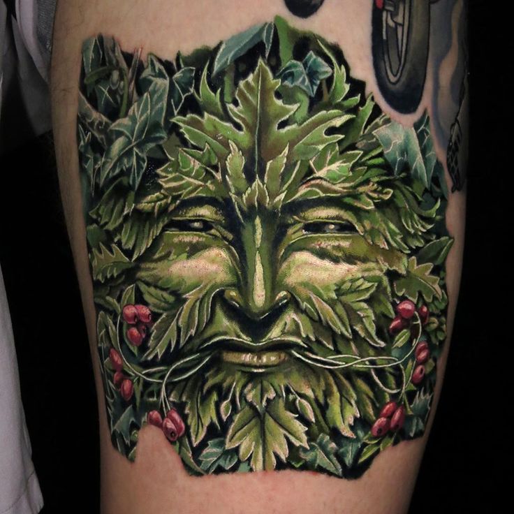 Green Man Tattoo Green Man Tattoo Green Man Tattoos For Guys