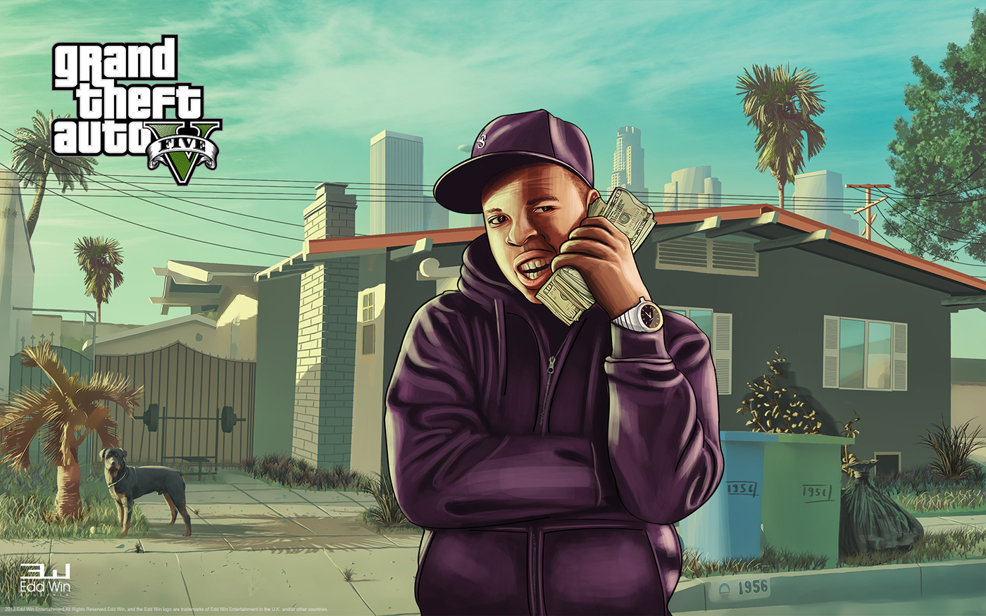 Gta V Concept Art V2 Behance Behance