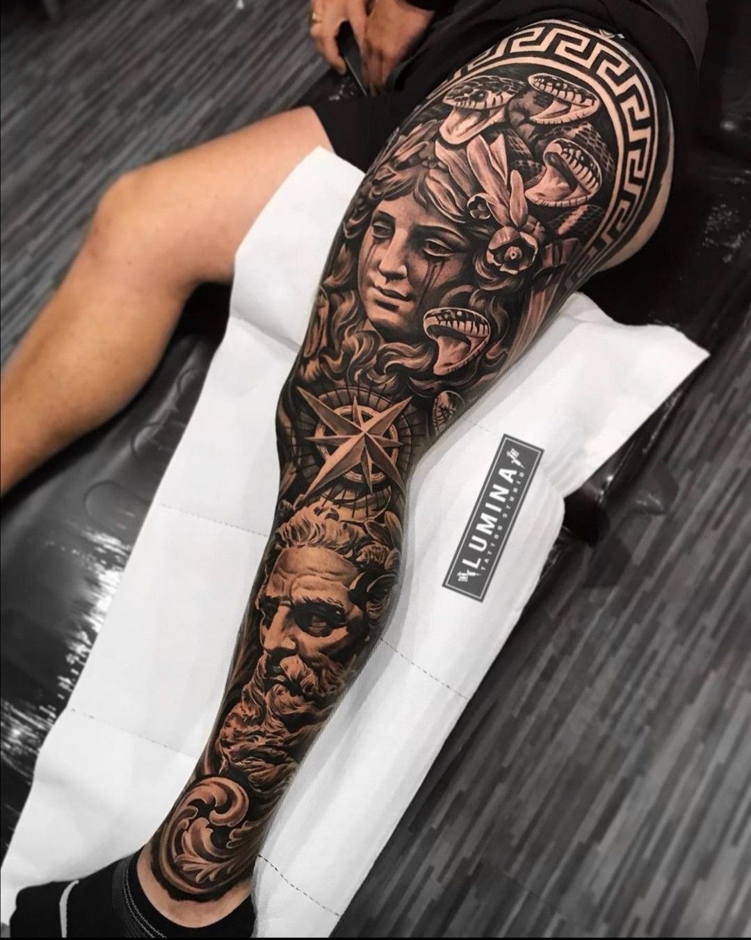 Half Sleeve Leg Tattoos Best Leg Tattoos For Men Cool Lower Upper