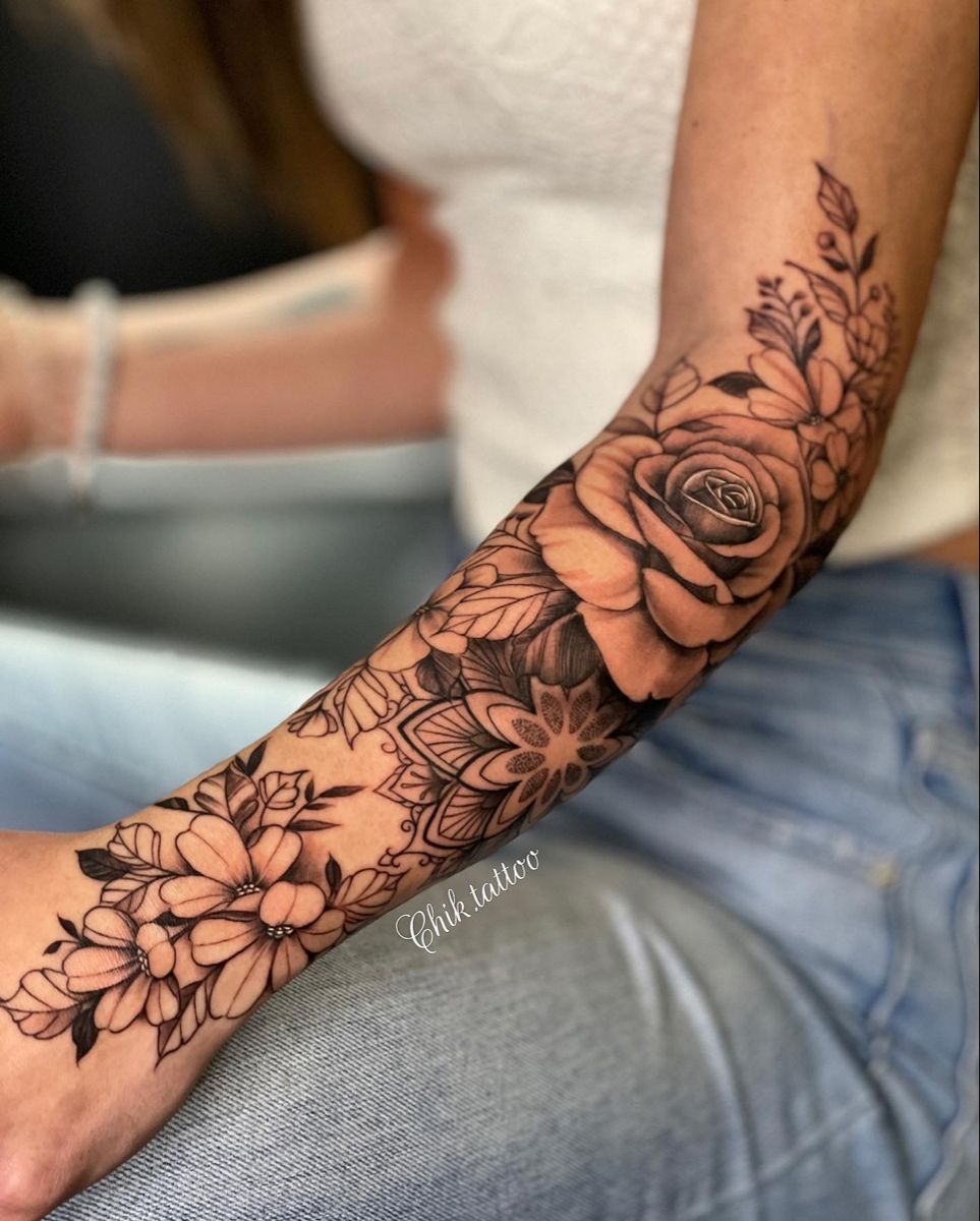 Half Sleeve Tattoo Classy Tattoos Elegant Tattoos Girly Tattoos