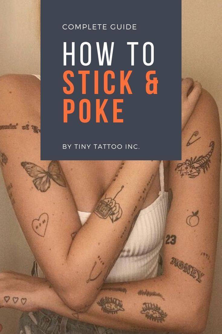 Hand Poke And Stick Tattoo Kit Clean Safe Stick Poke Tattoos