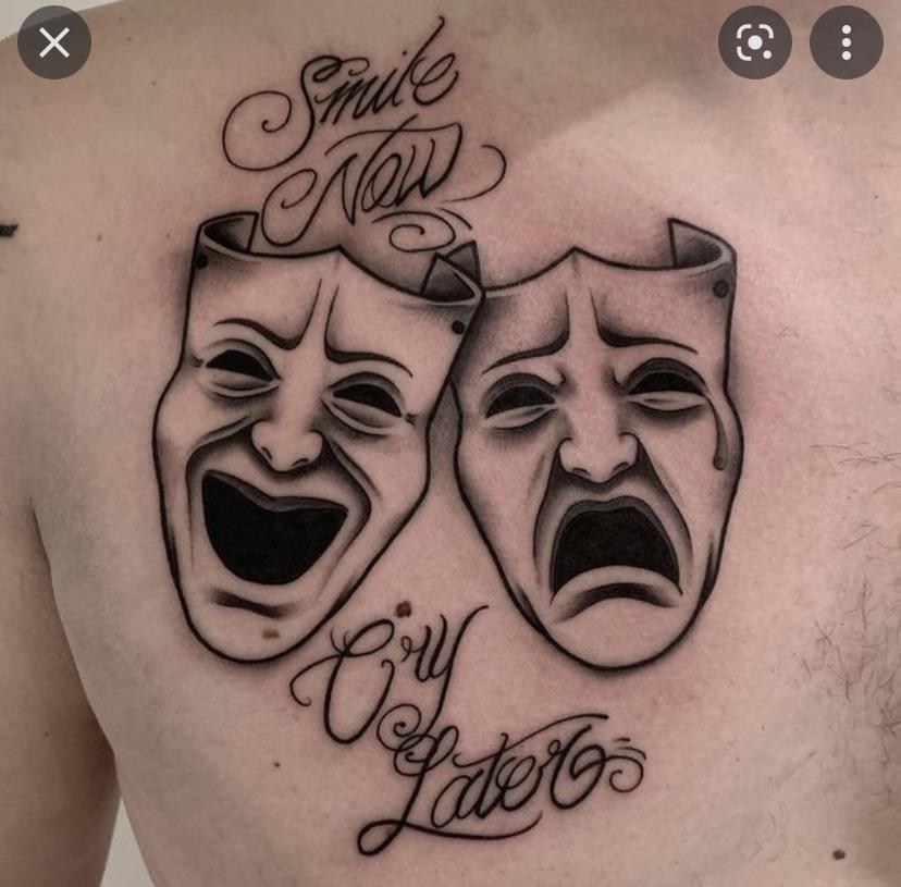 5 Happy Sad Face Tattoo Ideas to Inspire You