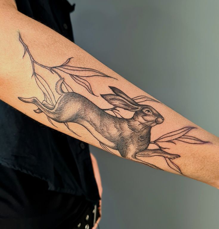 Hare Tattoo Shawn Hebrank Splitting Hares Small Hand Tattoos Small