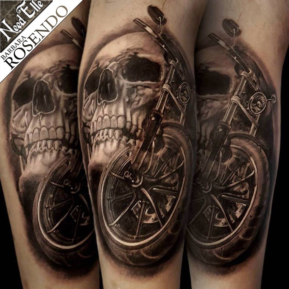 Harley Davidson Skull Tattoo Designs and Meanings