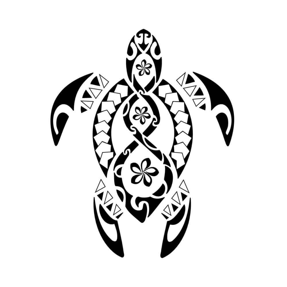 Hawaiian Tribal Turtle Tattoo Design Turtle Tattoo Designs Tribal