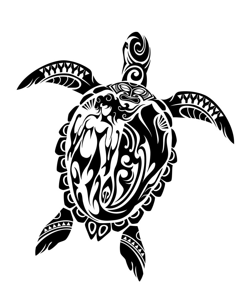 Hawaiian Tribal Turtle Tattoo Tribal Tattoos Hawaiian Tribal Tattoos