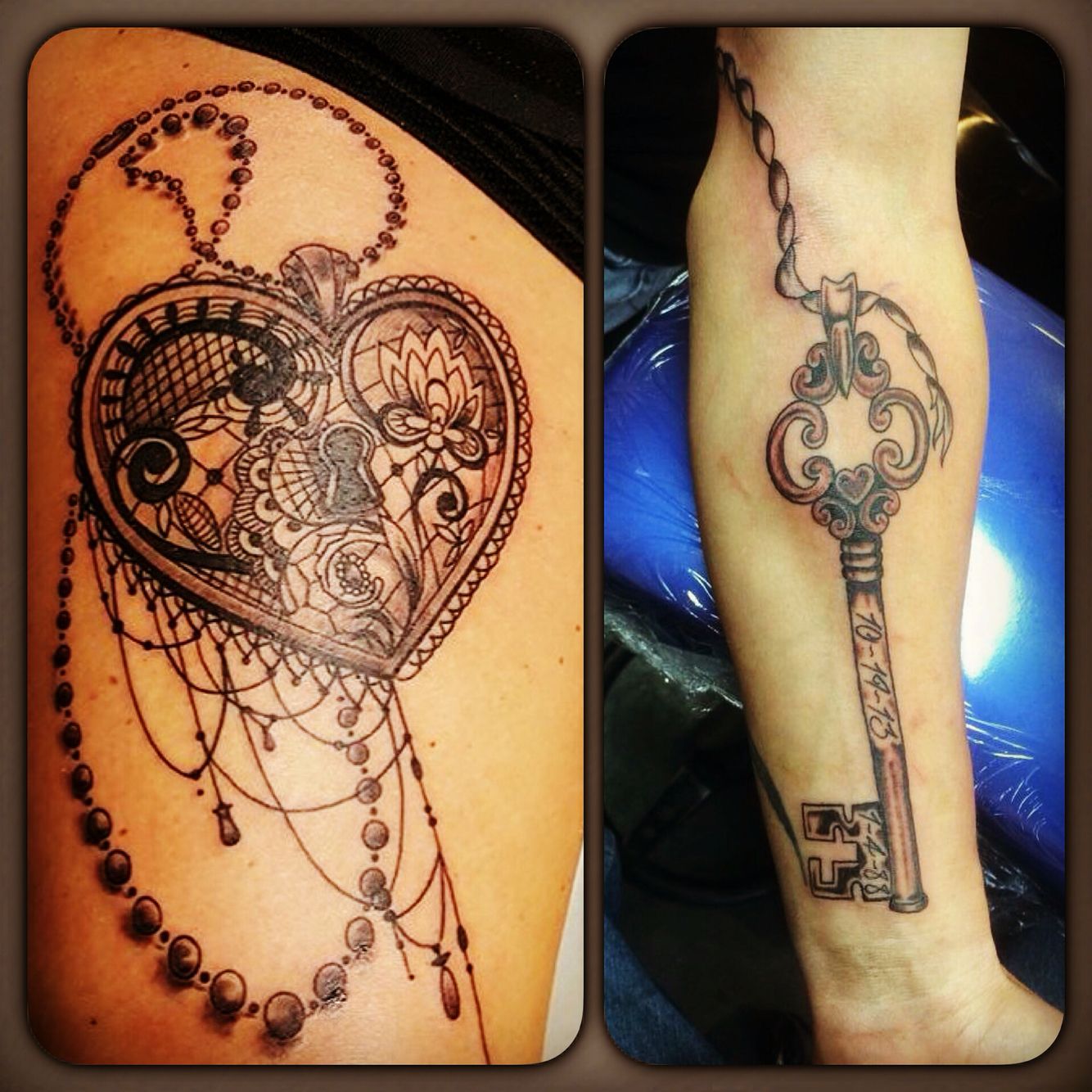 Heart And Key Tattoos For Couples Zerkalovulcan