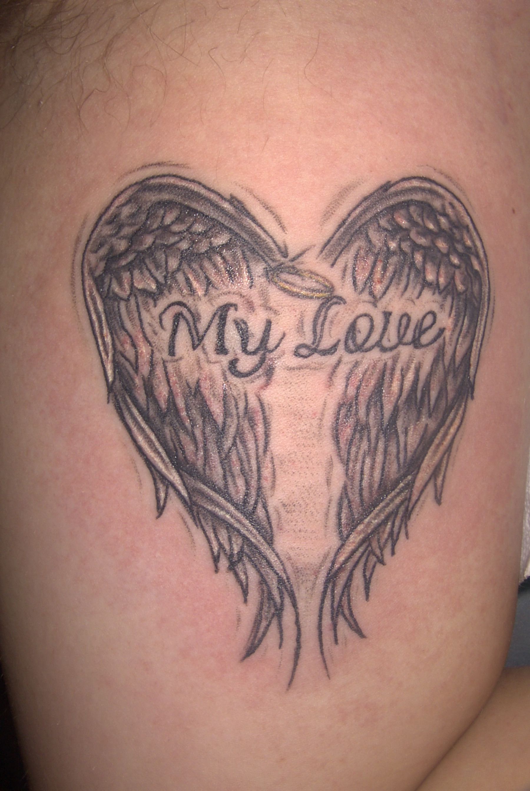 Heart Shaped Angel Wings Tattoos Pinterest Waist Tattoos Tattoo