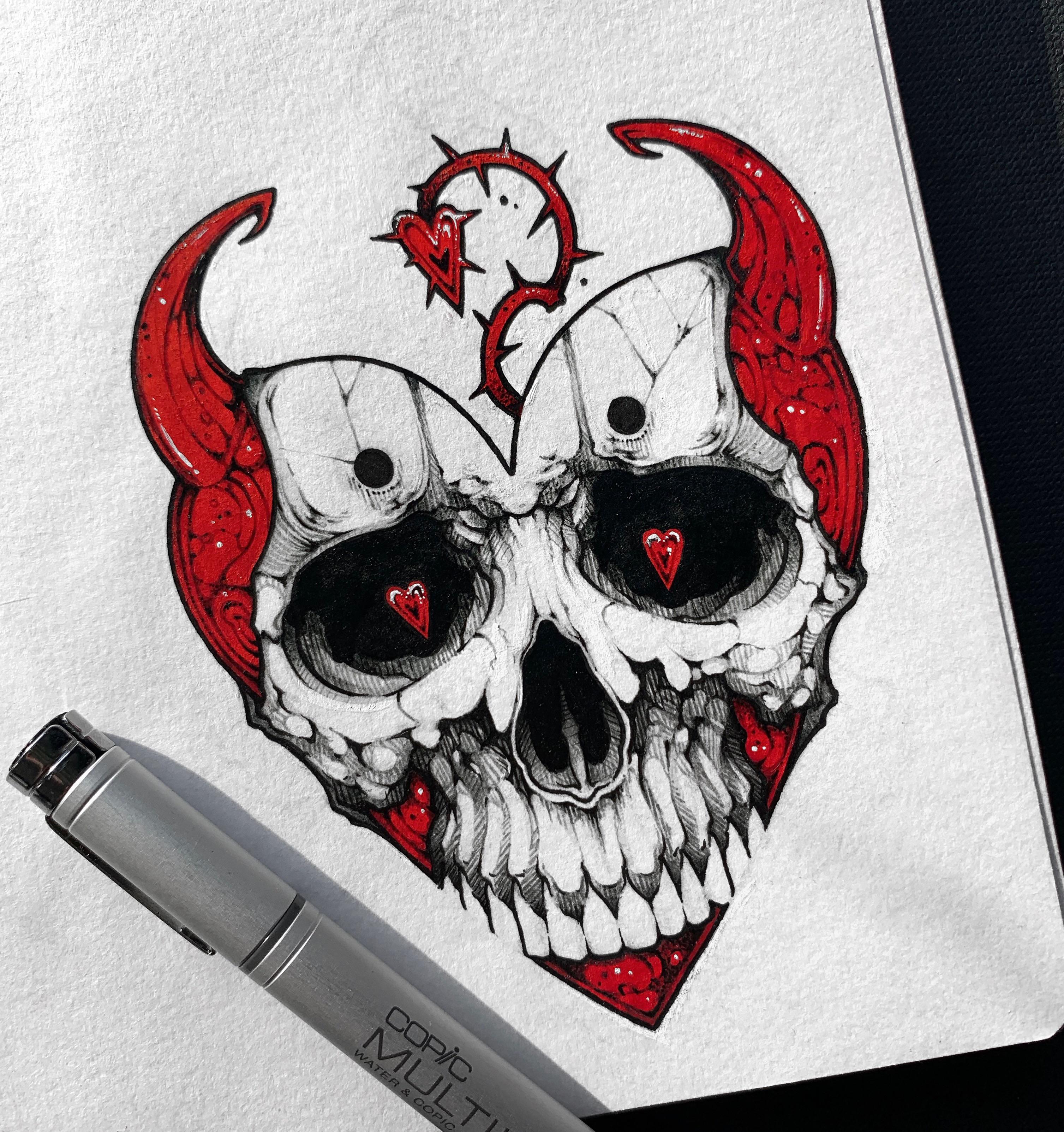 Heart Skull Fire Flash: 50 Bold Tattoo Ideas