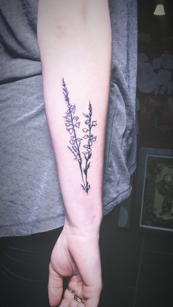 Heather Flower Tattoo Design And Meaning Tattoos Wizard Designs