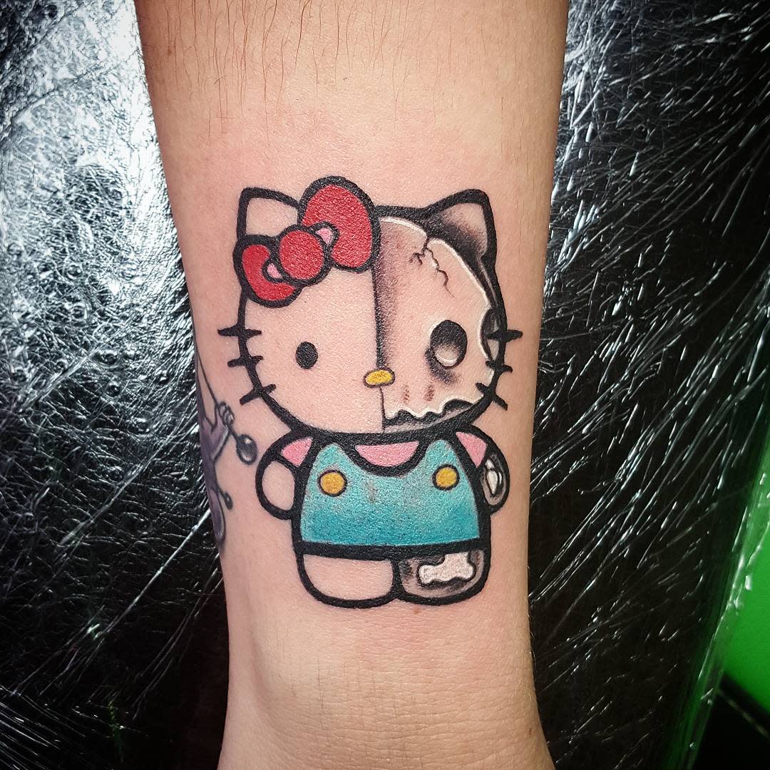 Hello Kitty Tattoo Design Images Hello Kitty Ink Design Ideas Hello