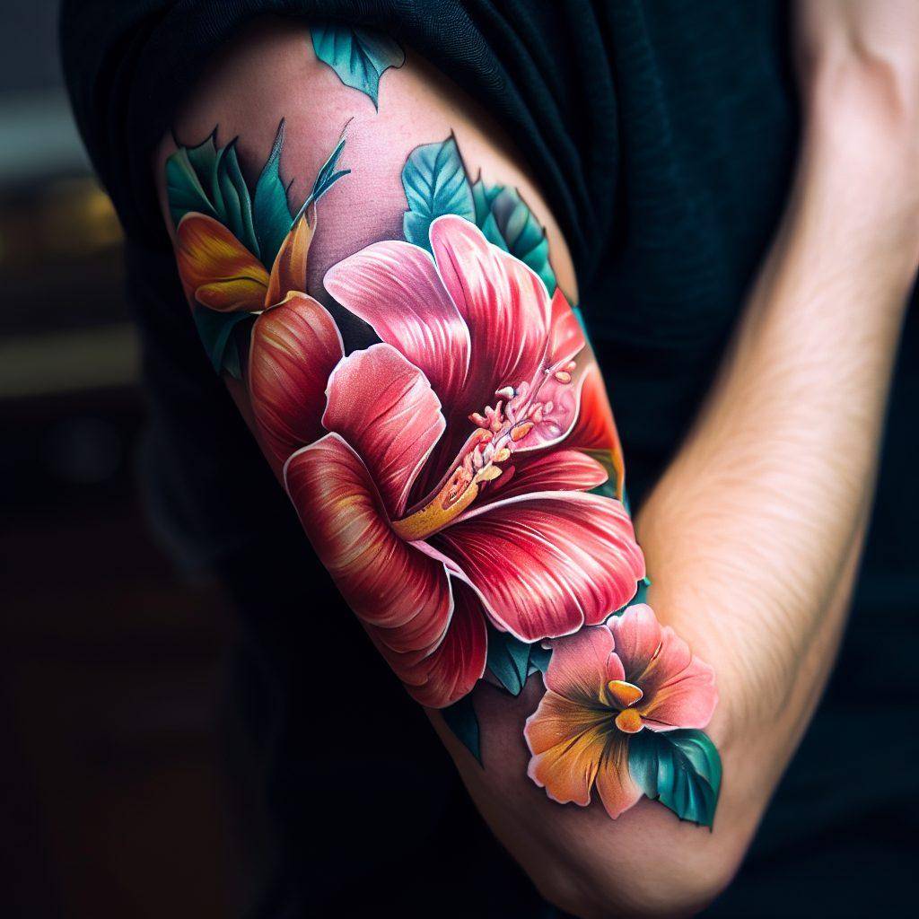 Hibiscus Flower Tattoo A Blossoming Expression Of Beauty And Symbolism