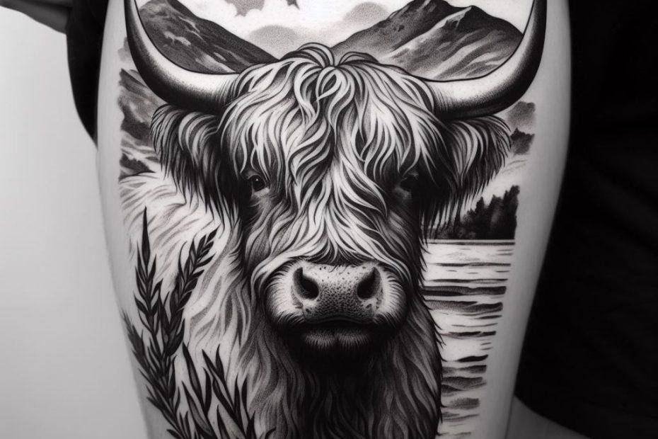 Highland Cow Tattoos Tattoofilter