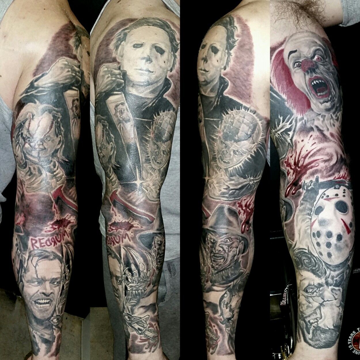 Top 5 Horror Movie Tattoo Sleeve Designs Revealed