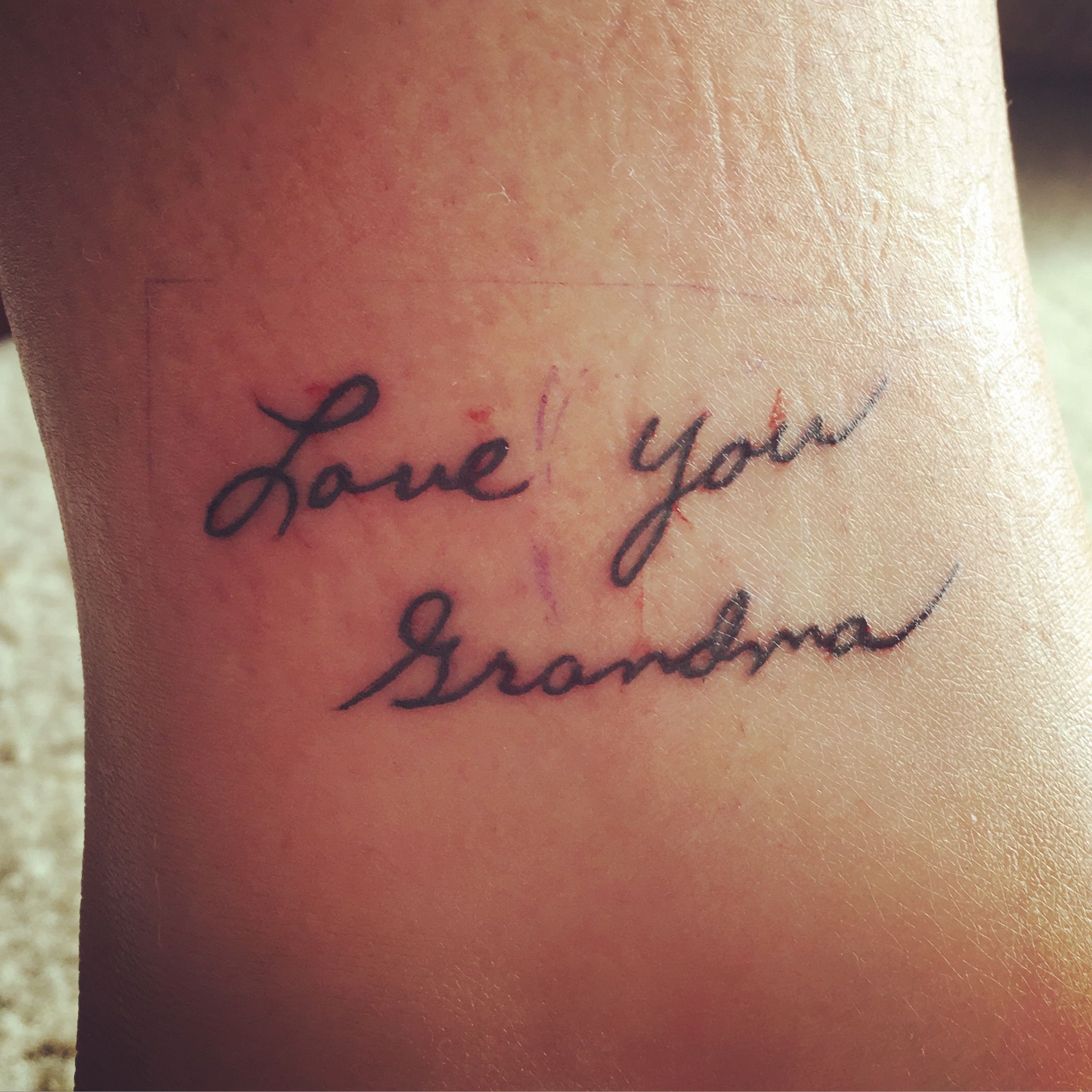 I Got This Tattoo To Honor My Grandma Who Recently Passed Away And Was Such A Major Part Of My