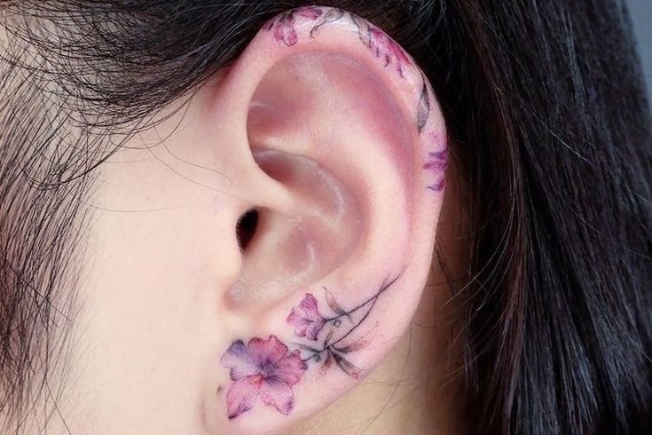 Ideas For Tattoos Behind The Ear Worldwide Tattoo Piercing Blog