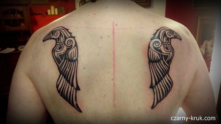 Image Result For Hugin And Munin Tattoo Norse Tattoo Raven Tattoo