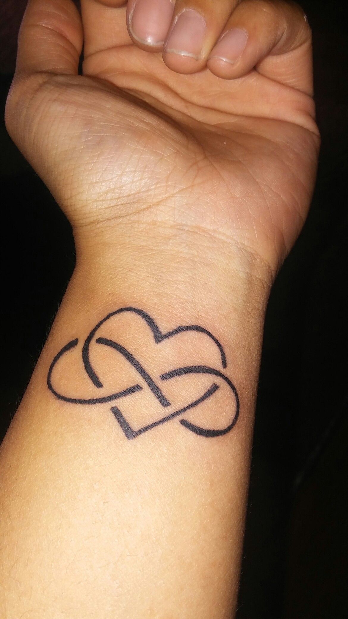 Infinity Love Tattoo On Wrist My First Ink Infinity Tattoo On Wrist