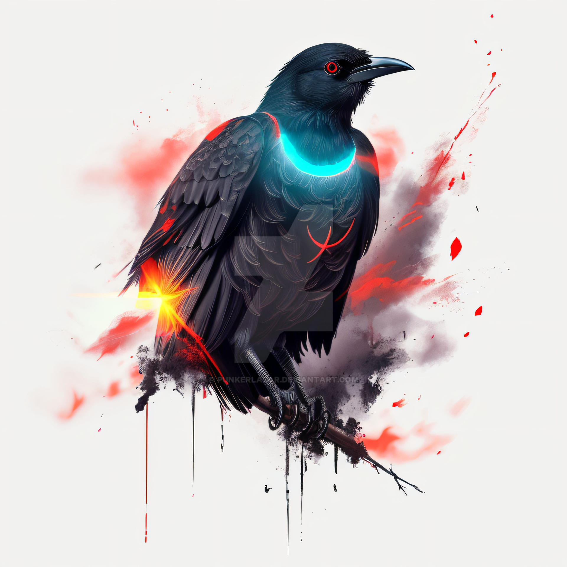 Ink Crow By Cookiehalo On Deviantart