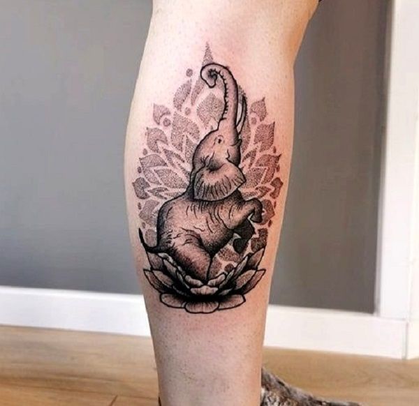 Inkedideas Elephant Tattoo Trunk Up Elephant Tattoos Elephant