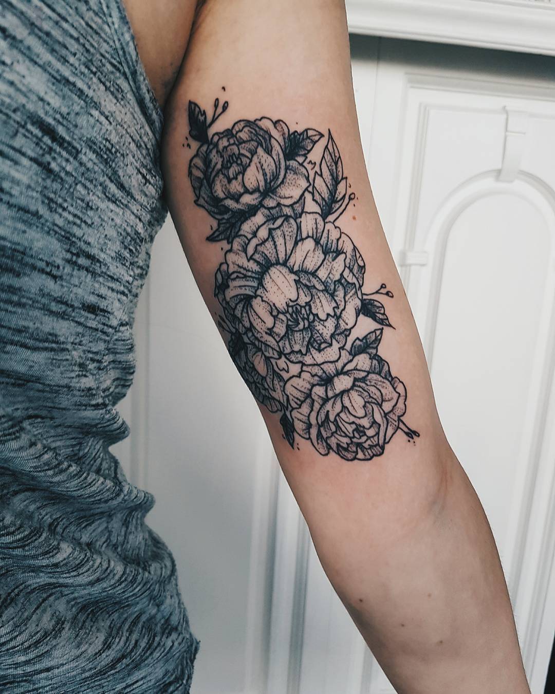 Inner Bicep Tattoo