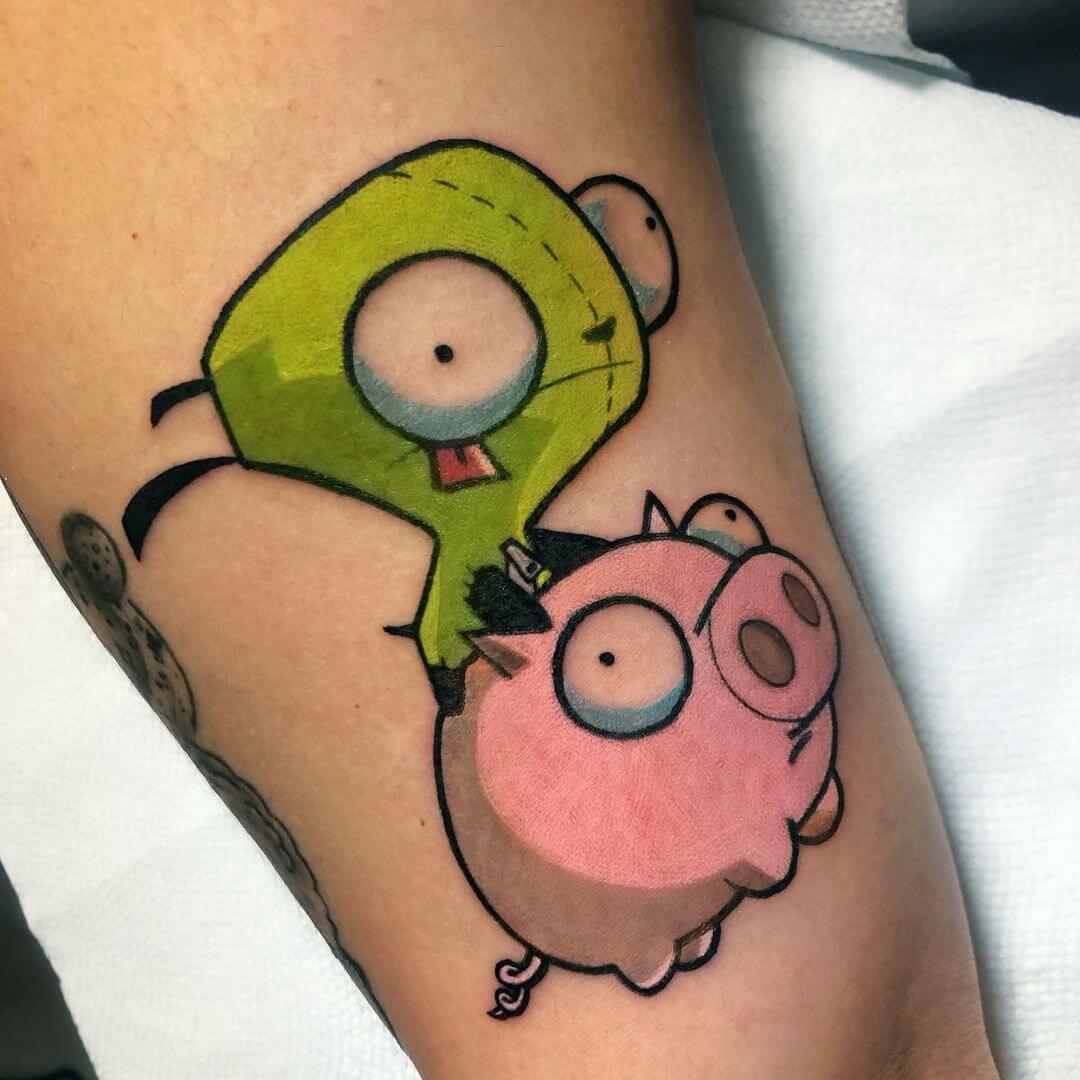 Get the Perfect Invader Zim Gir Tattoo Ideas